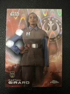 2025 Topps Chrome Star Wars Debut Captain Girard Ray Wave Refractor #17 - Picture 1 of 2