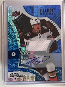 Jamie Drysdale Blue Line Auto Jersey #142 /75 RC 21-22 UD Allure - Bild 1 von 2