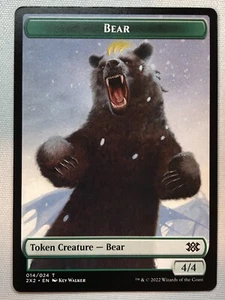 MTG Double Masters 2022 Bear // Eldrazi Scion Double-sided Token NM/M - Picture 1 of 2