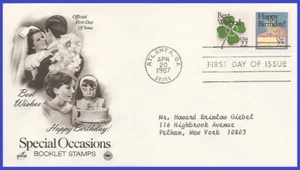 USA5 #2271 ADDR PCS ARTCRAFT FDC STR2  Best Wishes! - Picture 1 of 1