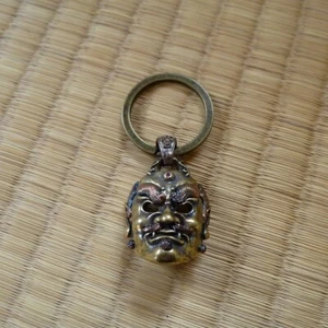 Kongorikishi Mask Keychain Nio Bronze pendant Key Chain - Picture 1 of 4