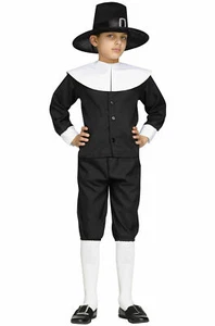 American Pilgrim Colonial Boy Child Costume - Picture 1 of 1