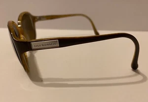 LULU GUINESS L108 CAR Eyeglasses Frames Only 57[]16 130 Caramel Brown - Picture 1 of 7