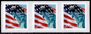 U.S. #3980 Flag and Statue of Liberty 39c (2006) PNC3 P#V1111 MNH - Picture 1 of 1