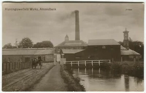 HUNTINGTOWERFIELD WORKS, ALMONDBANK - Perthshire Postcard - Picture 1 of 2