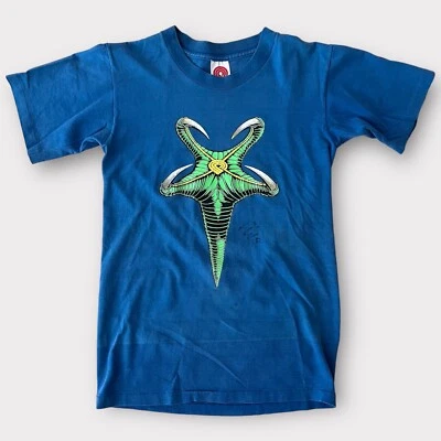 1989 Tony Hawk Powell Peralta Skateboard Vintage Tee Shirt 80s 1980s Bones - Image 1 of 4