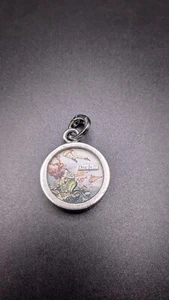 Pick Up Sticks Jewelry Double Sided Pendant Dive In She Swims Against The Tide - Picture 1 of 3