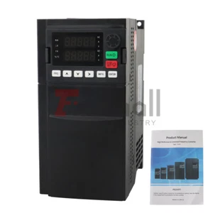 10HP 220V Variable Frequency Drive Inverter CNC VFD VSD 7.5KW 1 To 3 Phase New - Picture 1 of 12