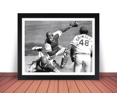 Framed JOHNNY BENCH Photo Picture CINCINNATI REDS Baseball - 8x10 or 11x14 (WB1) - Image 1 of 4