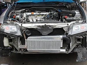 Kit de tubo de tubería intercooler atornillado manguera azul para 04-08 Acura TSX K24 T04E - Imagen 1 de 9