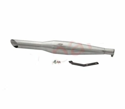 Exhaust Silencer Mirror Chrome For Royal Enfield Bullet Thunderbird 350 500 - Image 1 of 4