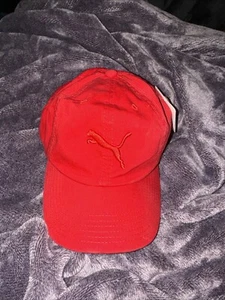 Rote verstellbare Puma Baseball Cap - Bild 1 von 2