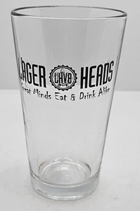 Lager Heads (LHVB) Pint Glas "Great Minds Eat & Drink Alike" - Bild 1 von 2