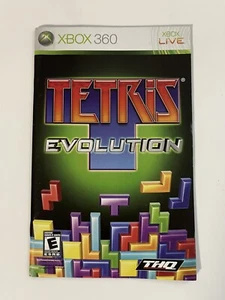 Tetris Evolution Manual Only (Microsoft Xbox 360) - Bild 1 von 2
