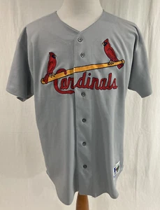 VTG St. Louis Cardinals Road Gray Russell Diamond Collection Authentic Jersey 48 - Picture 1 of 7
