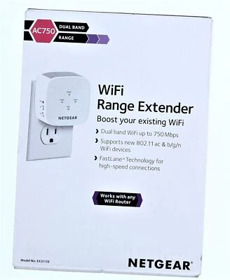 NETGEAR AC750 Dual Band WiFi Range Extender  - Image 1 of 4