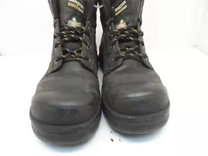 Dakota Herren Stahlkappe Arbeitsstiefel Schwarz Größe 10M - Bild 1 von 6