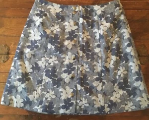 Related blau Blumen Druckknopf Rock Gr. 2 - Bild 1 von 4
