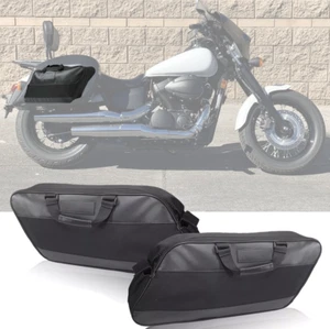 Bolsa forrada alforja de motocicleta para Honda Shadow Phantom 750 Spirit 750 RS 750 - Imagen 1 de 16