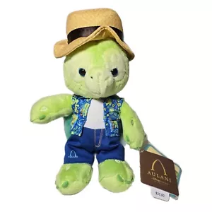 NEU Disney Aulani Resort Olu Mel Schildkröte Plüsch mit Hut Friend of Duffy 11 Zoll Neu mit Etikett - Bild 1 von 13