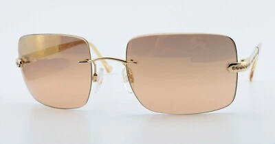 Daniel Swarovski Sunglasses S541/20 V6053 Frameless 23KT Gold Plated c2002 - Image 1 of 4