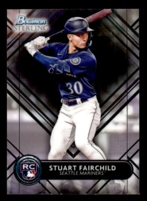 2022 Bowman Sterling Rookies #BSR40 Stuart Fairchild Mariners Rookie - Image 1 of 2
