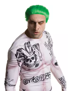 Joker Peluca Verde Suicide Squad Accesorio de Disfraz Adulto Halloween - Picture 1 of 1