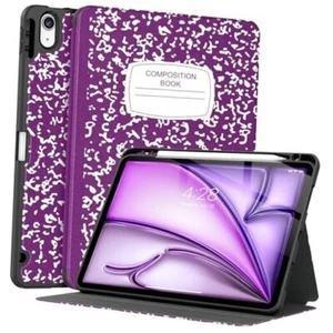 Case for iPad Air 11 Inch 2024,iPad Air A-Composition Book Light Purple - Picture 1 of 8
