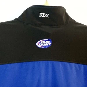 Dri Duck DDX Motion Jacket Mens XL Blue Gray Bud Light Softshell Lightweight - Picture 1 of 7
