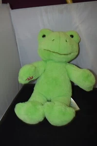 Build a Bear Spring Green Frog Plush 16” Stuffed Animal Box F5 - Picture 1 of 4