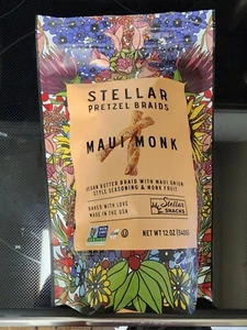 Stellar Snacks Maui Monk Pretzel Braids 12oz - Hard to Find - Exp 09/16/2025 - Picture 1 of 7
