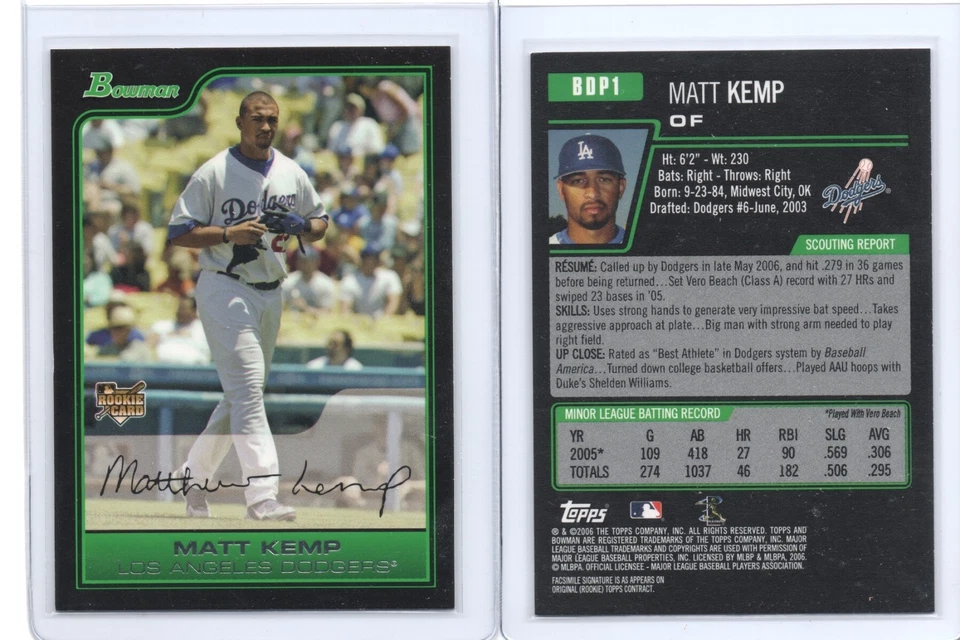 2006 Bowman Draft #1 - #55  (2 Cards)  QtyDiscto25% - Image 1 of 1