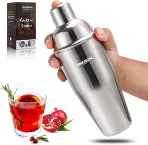 Cocktail Shaker,25 oz Martini Shaker,Drink Shaker Built-in Strainer,Professio... - Picture 1 of 6