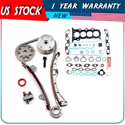 Kit de cadena de distribución junta de cabeza para 04-06 Scion xB 1,5 L DOHC Foto 1 de 4