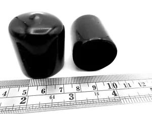 Cover tappo terminale push-on - si adatta a 1"" 25 mm OD, 1"" 25 mm di lunghezza - vinile flessibile resistente - Foto 1 di 11