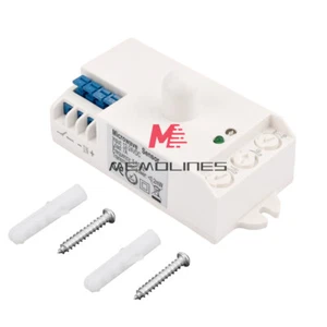 DC12V~24V 7A 5.8GHz Microwave Radar Sensor Body Motion HF Detector Light Switch - Picture 1 of 15