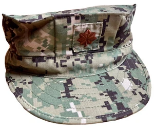 US NAVY USCG LCDR USMC MAJOR NWU TYPE III WOODLAND DIGITAL CAMO CAP HAT 7 1/4 - Picture 1 of 4