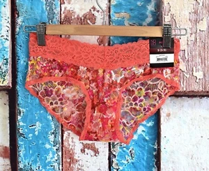 Women's No Boundaries Lace Hipster Panties Underwear S-XXXL Orange Multicolor - Picture 1 of 6