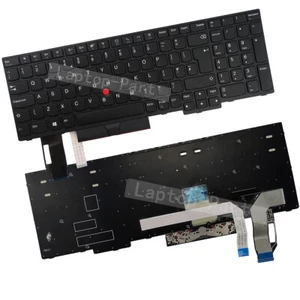 UK Non-Backlit W/Pointer Keyboard for Lenovo Thinkpad T15 Gen1 20S6 20S7 - Afbeelding 1 van 2