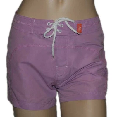 Ladies Lace Up Shorts Surf Beach Boardshorts Junior's - Image 1 of 4