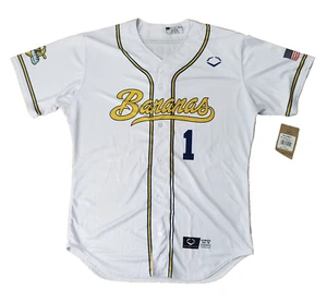 Savannah Bananas #1 "SPARKY" EVO-Shield Baseball Trikot Herren Gr. XL weiß LESEN - Bild 1 von 24
