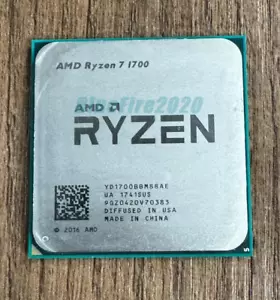 AMD Ryzen 7 1700 3.0GHz 8-Core 16-Threads Socket AM4 CPU Processors R7-1700 - Picture 1 of 4