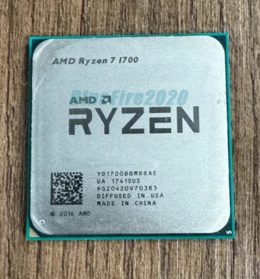 AMD Ryzen 7 1700 3.0GHz 8-Core 16-Threads Socket AM4 CPU Processors R7-1700 - Image 1 of 4