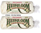 Hobbs Heirloom Batting- Crib Baby 2 Pk - 40"x60"  Premium 80/20Cotton/Poly Blend