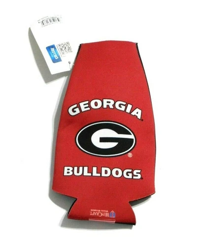 Georgia Bulldogs Bottle Cooler, 12oz, Two-sided WinCraft Cover