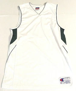 Champion Free Throw Double Dry Basketball Jersey, White/Green, 2XL, Free Ship! - Picture 1 of 8