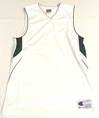 Camiseta deportiva de baloncesto Champion Free Throw Double Dry, blanca/verde, 2XL, ¡Envío gratuito! Foto 1 de 4