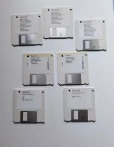 Original Vintage Apple Drucker/Fax/Laser Writer Software - Disketten X 7 - Bild 1 von 8