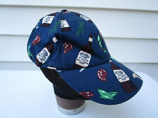 Chef Works Baseball Cap Hat - Adjustable Novelty Print Basal Rosemary Grapes