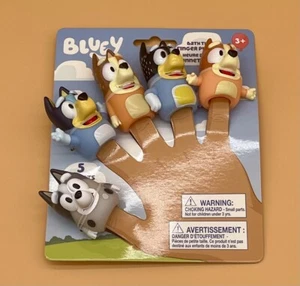 5er Set Bluey Fingerpuppen Badespielzeug Neu Kostenloser Versand - Bild 1 von 4